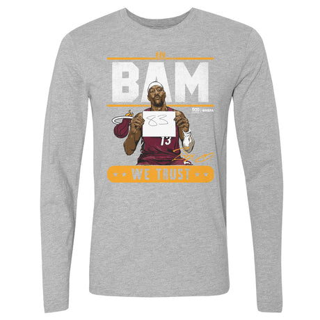 Bam Adebayo Men's Long Sleeve T-Shirt | 500 LEVEL