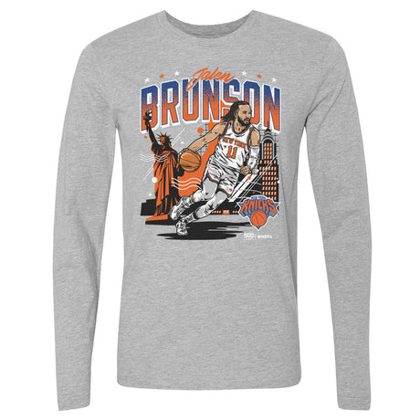 Jalen Brunson Men's Long Sleeve T-Shirt | 500 LEVEL