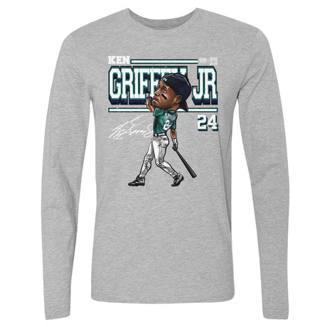 Ken Griffey Jr. Men's Long Sleeve T-Shirt | 500 LEVEL