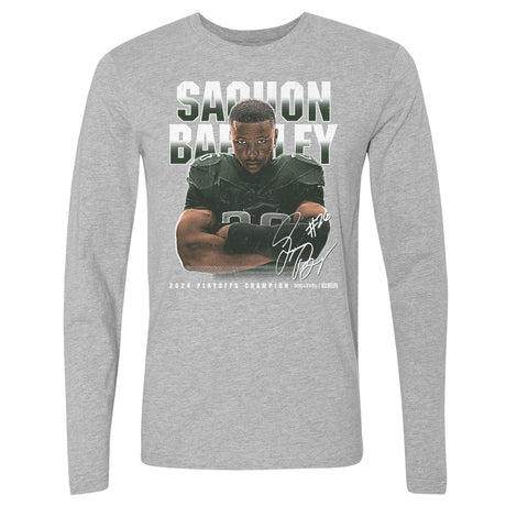 Saquon Barkley Men's Long Sleeve T-Shirt | 500 LEVEL