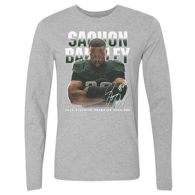 Saquon Barkley Men's Long Sleeve T-Shirt | 500 LEVEL