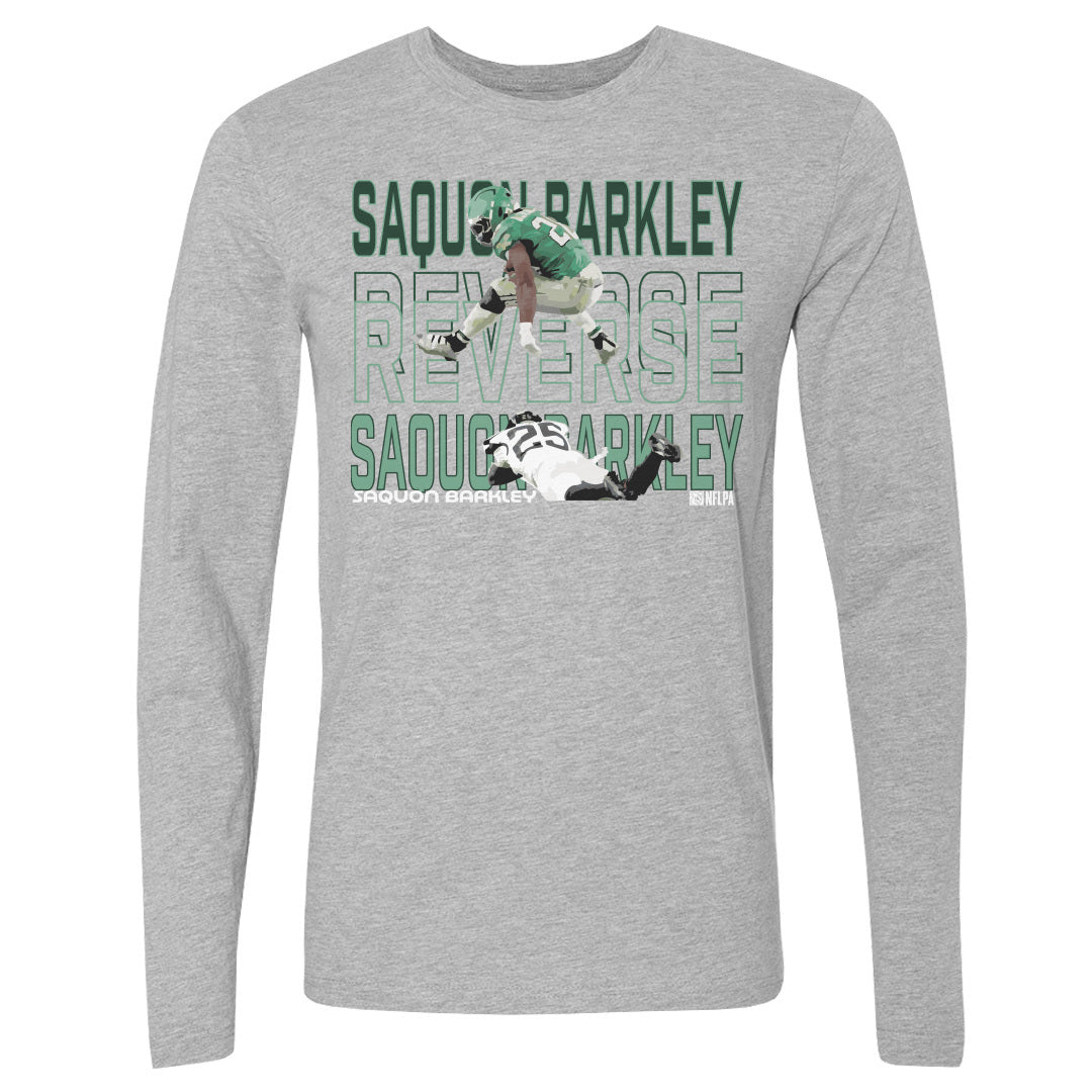 Saquon Barkley Men's Long Sleeve T-Shirt | 500 LEVEL