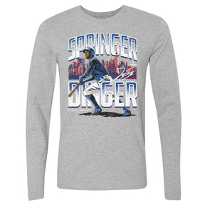 George Springer Men's Long Sleeve T-Shirt | 500 LEVEL