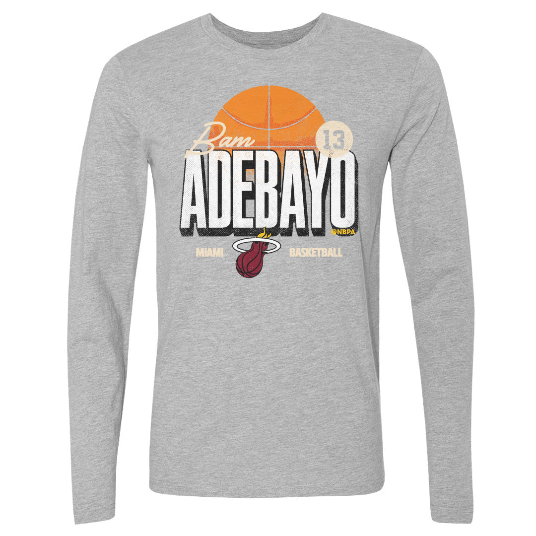 Bam Adebayo Men's Long Sleeve T-Shirt | 500 LEVEL