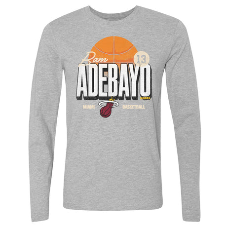 Bam Adebayo Men's Long Sleeve T-Shirt | 500 LEVEL