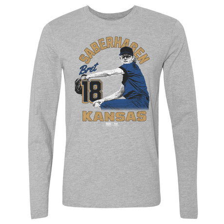 Bret Saberhagen Men's Long Sleeve T-Shirt | 500 LEVEL