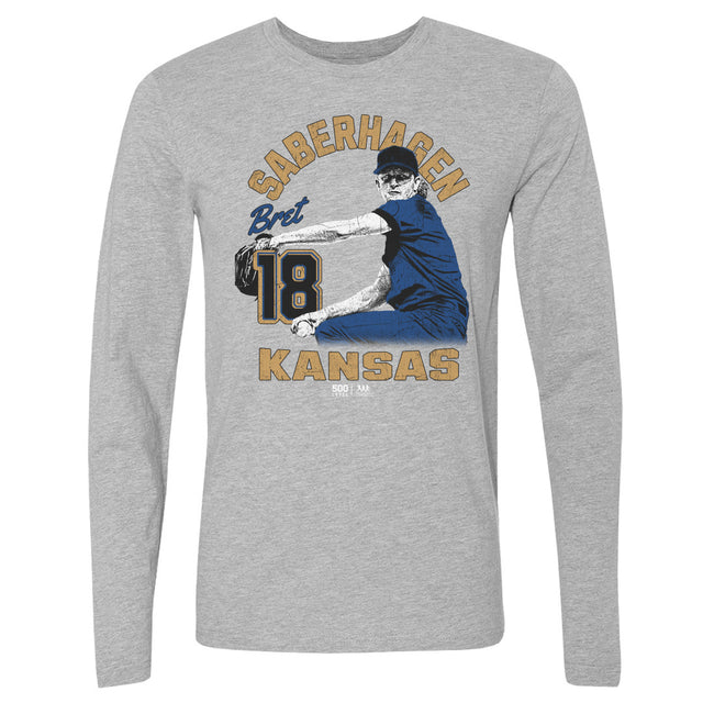 Bret Saberhagen Men's Long Sleeve T-Shirt | 500 LEVEL