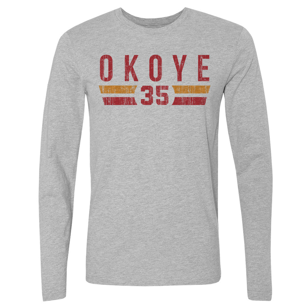 Christian Okoye Men's Long Sleeve T-Shirt | 500 LEVEL