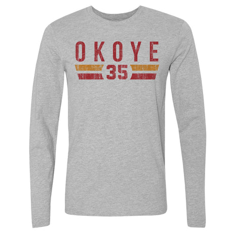Christian Okoye Men's Long Sleeve T-Shirt | 500 LEVEL