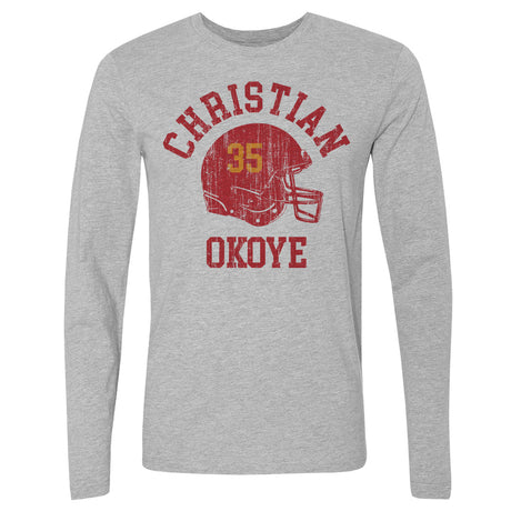Christian Okoye Men's Long Sleeve T-Shirt | 500 LEVEL