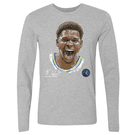 Anthony Edwards Men's Long Sleeve T-Shirt | 500 LEVEL