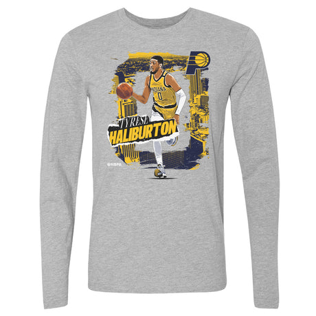 Tyrese Haliburton Men's Long Sleeve T-Shirt | 500 LEVEL