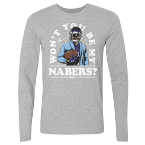Malik Nabers Men's Long Sleeve T-Shirt | 500 LEVEL