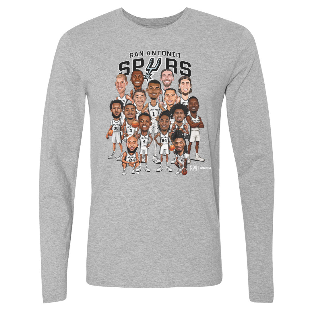 San Antonio Spurs Men's Long Sleeve T-Shirt | 500 LEVEL