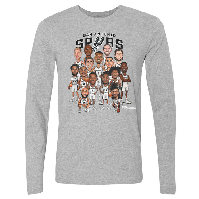 San Antonio Spurs Men's Long Sleeve T-Shirt | 500 LEVEL