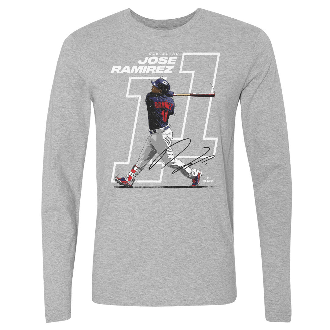 Jose Ramirez Men's Long Sleeve T-Shirt | 500 LEVEL