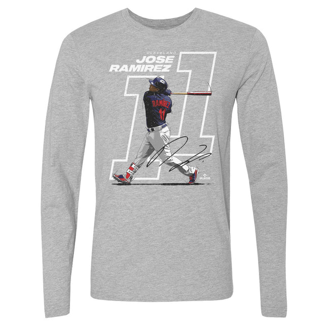 Jose Ramirez Men's Long Sleeve T-Shirt | 500 LEVEL