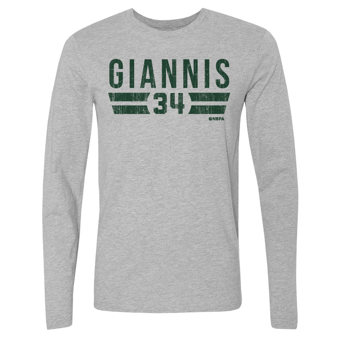 Giannis Antetokounmpo Men's Long Sleeve T-Shirt | 500 LEVEL