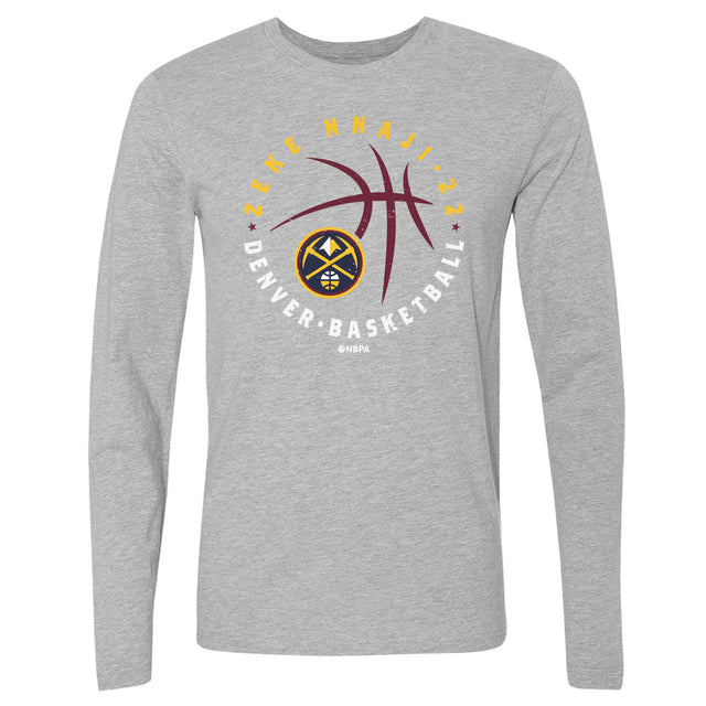 Zeke Nnaji Men's Long Sleeve T-Shirt | 500 LEVEL