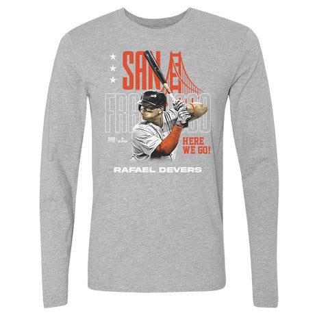 Rafael Devers Men's Long Sleeve T-Shirt | 500 LEVEL