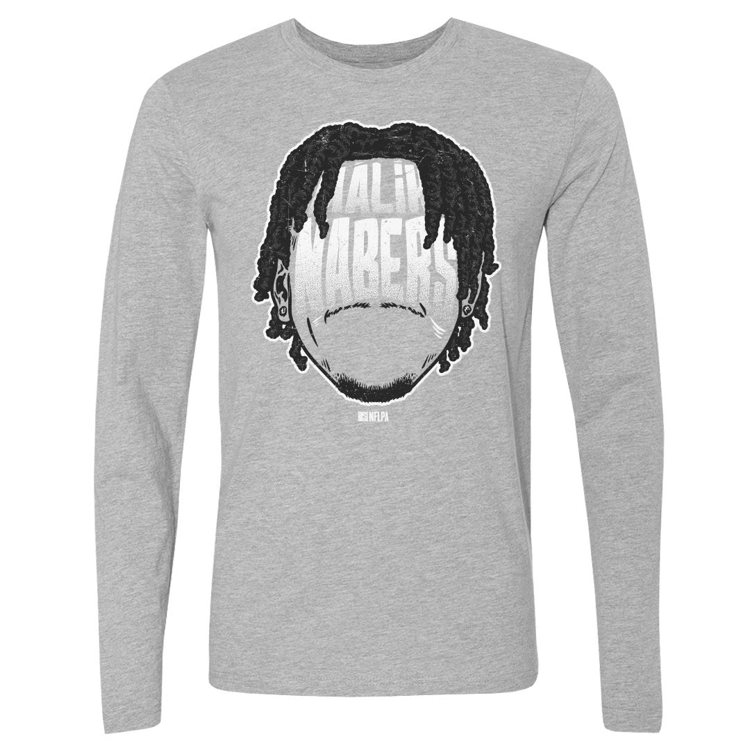Malik Nabers Men's Long Sleeve T-Shirt | 500 LEVEL