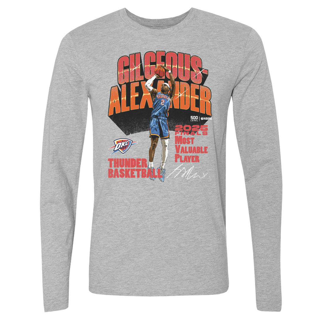 Shai Gilgeous-Alexander Men's Long Sleeve T-Shirt | 500 LEVEL