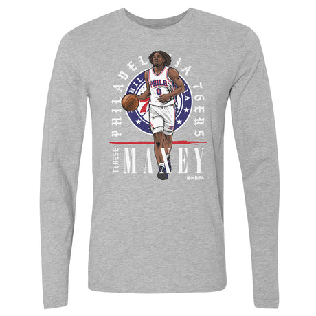 Tyrese Maxey Men's Long Sleeve T-Shirt | 500 LEVEL