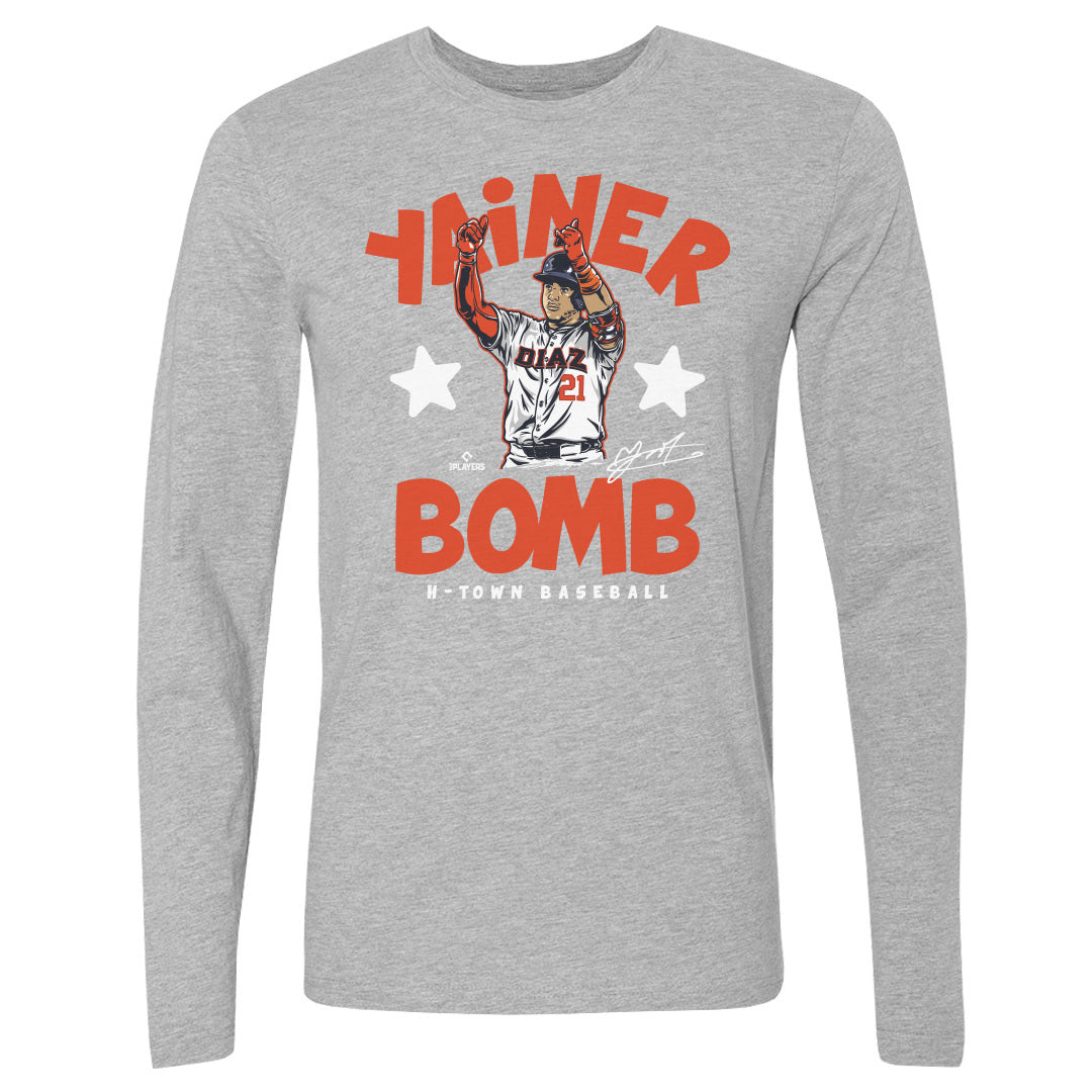 Yainer Diaz Men's Long Sleeve T-Shirt | 500 LEVEL