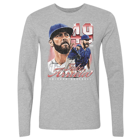 Jake Arrieta Men's Long Sleeve T-Shirt | 500 LEVEL