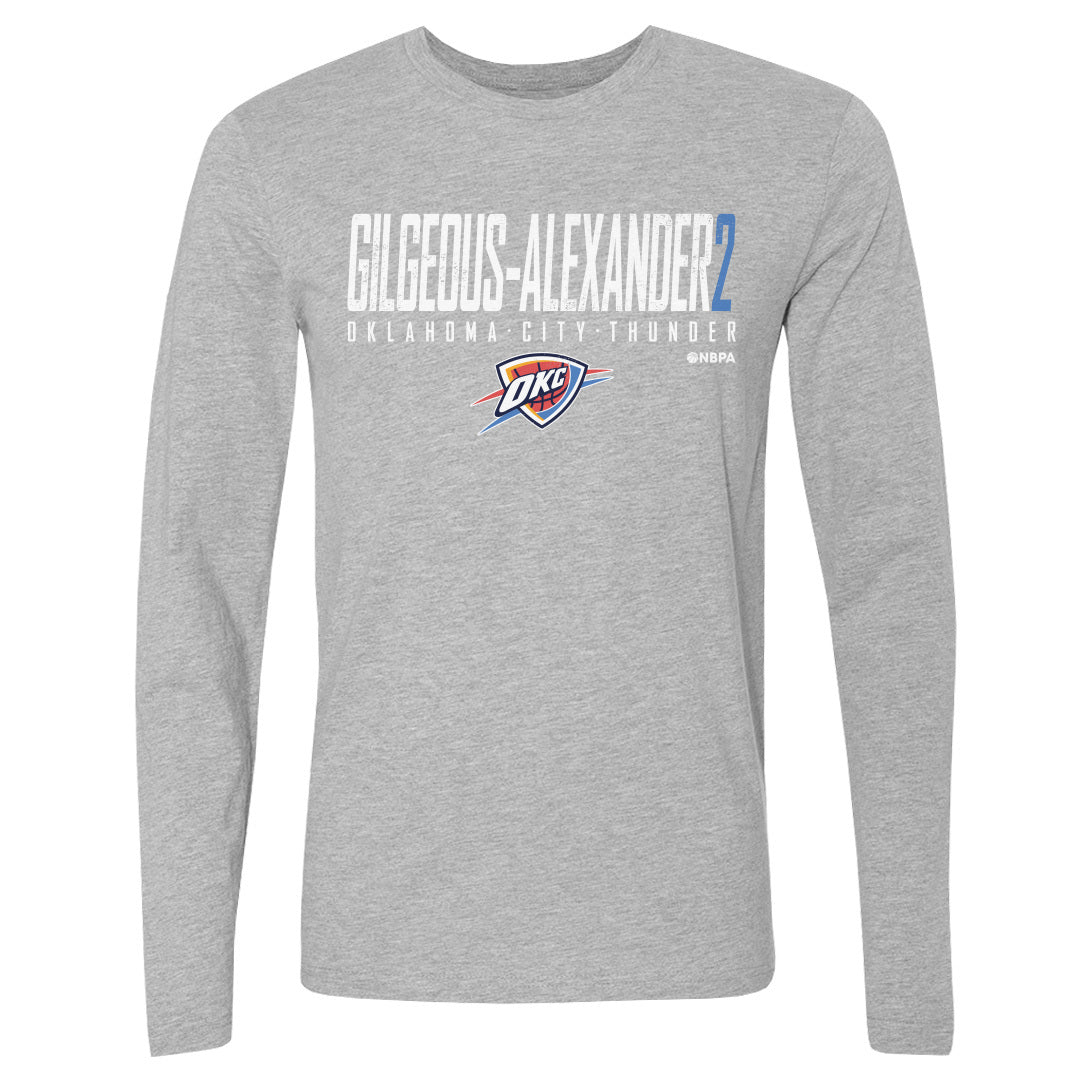 Shai Gilgeous-Alexander Men's Long Sleeve T-Shirt | 500 LEVEL