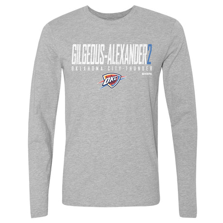 Shai Gilgeous-Alexander Men's Long Sleeve T-Shirt | 500 LEVEL