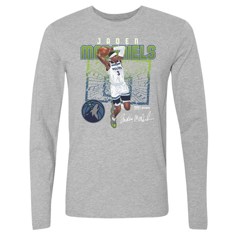Jaden McDaniels Men's Long Sleeve T-Shirt | 500 LEVEL