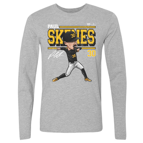 Paul Skenes Men's Long Sleeve T-Shirt | 500 LEVEL