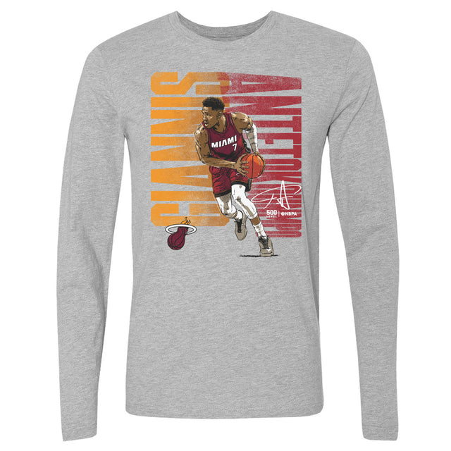 Giannis Antetokounmpo Men's Long Sleeve T-Shirt | 500 LEVEL