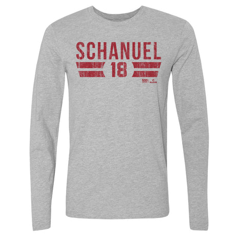Nolan Schanuel Men's Long Sleeve T-Shirt | 500 LEVEL
