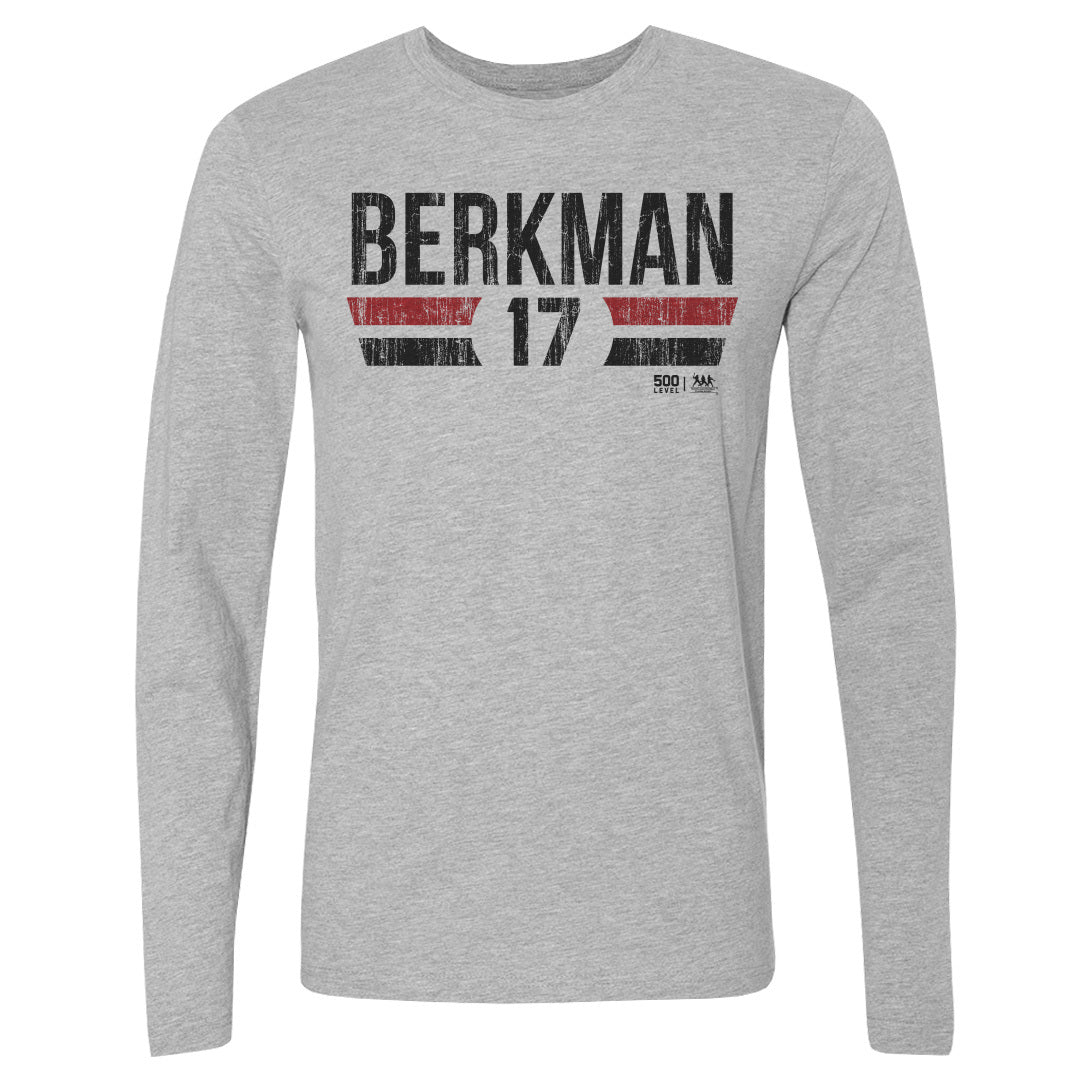 Lance Berkman Men's Long Sleeve T-Shirt | 500 LEVEL
