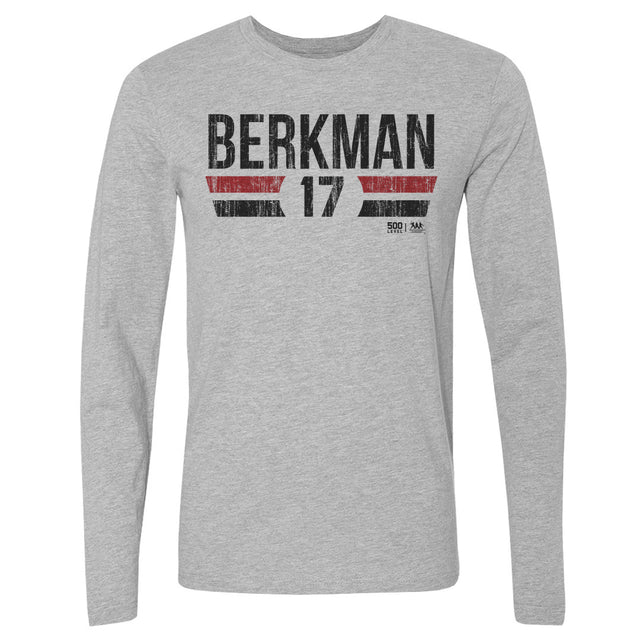 Lance Berkman Men's Long Sleeve T-Shirt | 500 LEVEL