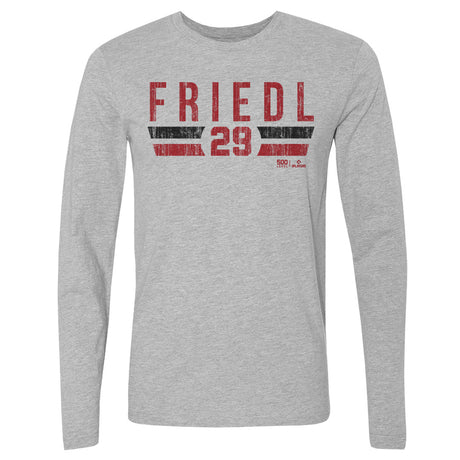 TJ Friedl Men's Long Sleeve T-Shirt | 500 LEVEL