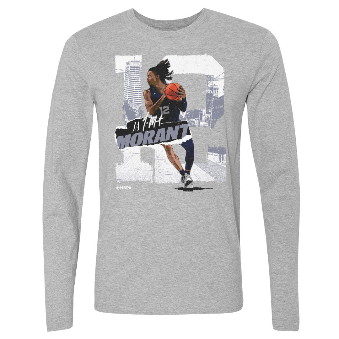 Ja Morant Men's Long Sleeve T-Shirt | 500 LEVEL