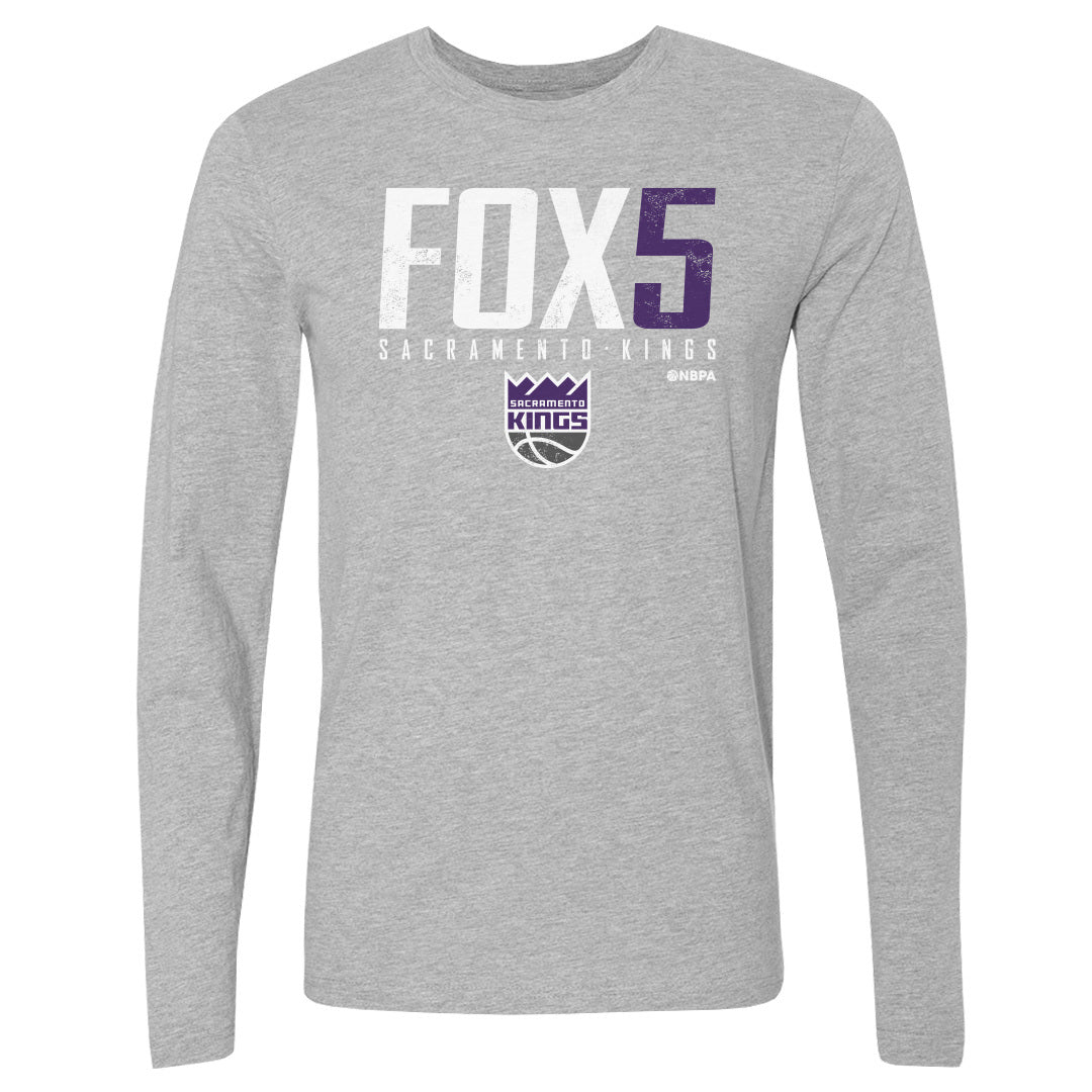De&#39;Aaron Fox Men&#39;s Long Sleeve T-Shirt | 500 LEVEL