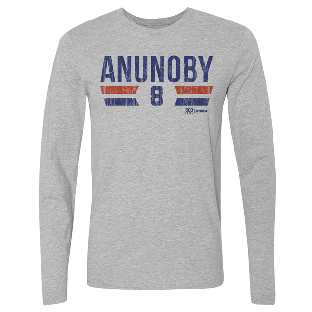 OG Anunoby Men's Long Sleeve T-Shirt | 500 LEVEL