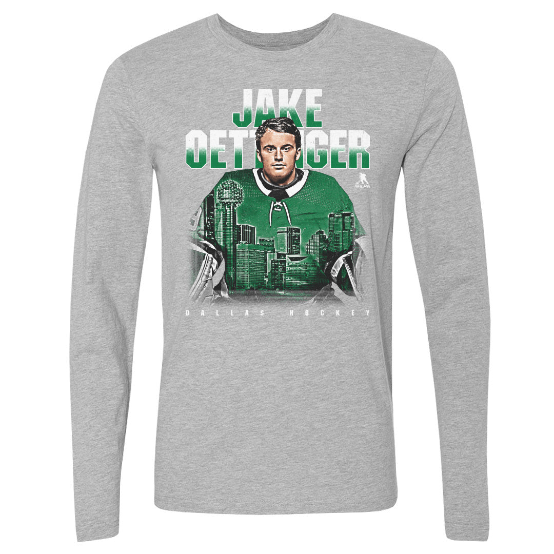 Jake Oettinger Men's Long Sleeve T-Shirt | 500 LEVEL