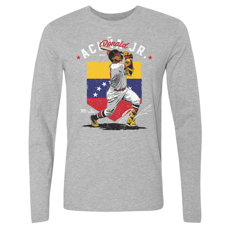Ronald Acuna Jr. Men's Long Sleeve T-Shirt | 500 LEVEL