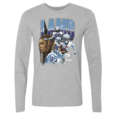 CeeDee Lamb Men's Long Sleeve T-Shirt | 500 LEVEL