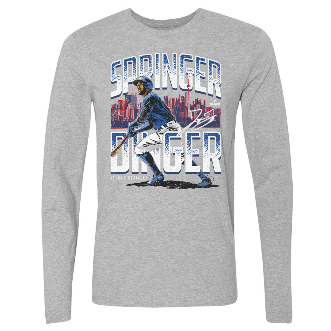 George Springer Men's Long Sleeve T-Shirt | 500 LEVEL