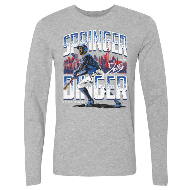 George Springer Men's Long Sleeve T-Shirt | 500 LEVEL