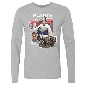 Jacques Plante Men's Long Sleeve T-Shirt | 500 LEVEL