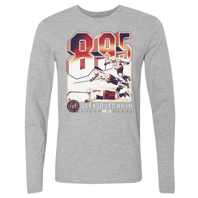 Alex Ovechkin Men's Long Sleeve T-Shirt | 500 LEVEL