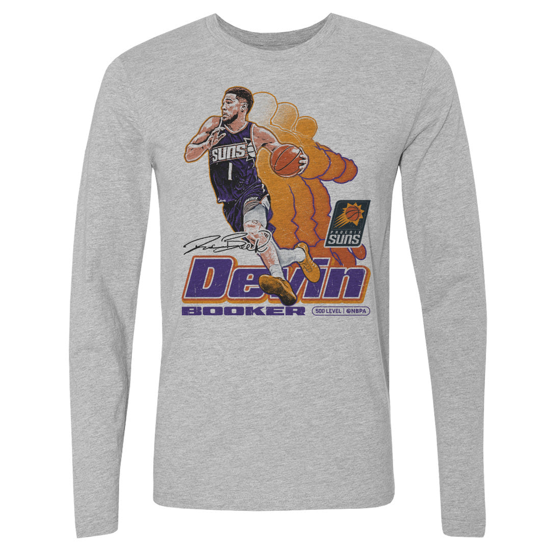 Devin Booker Men's Long Sleeve T-Shirt | 500 LEVEL