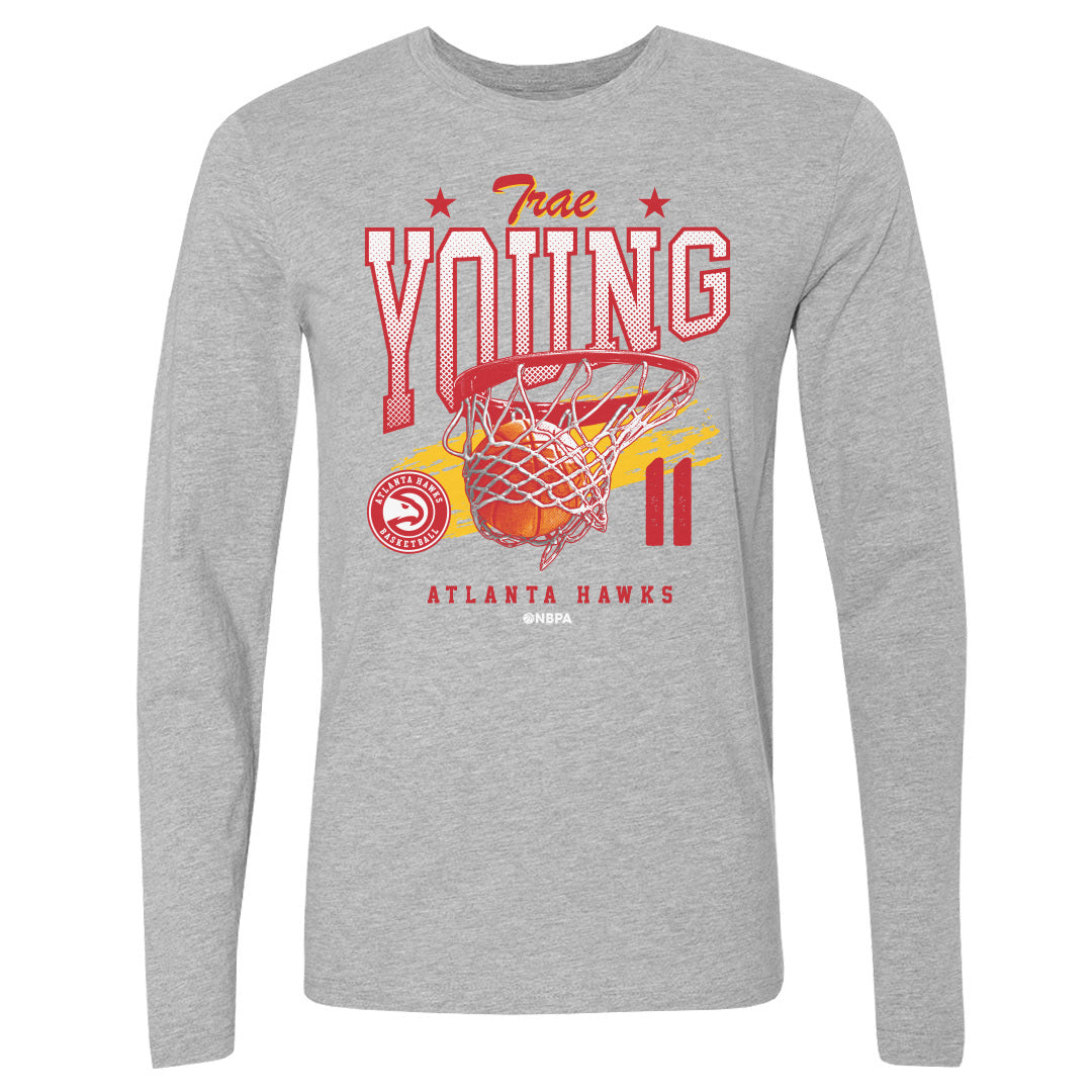 Trae Young Men's Long Sleeve T-Shirt | 500 LEVEL